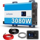 3080w Pure Sine Wave Power Inverter 12v To 120v Ac   35db Ultra Quiet  9000w