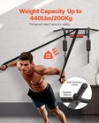 Vevor Multifunctional Pull Up Bar Wall Mounted Chin Up Bar Dip Station Heavy