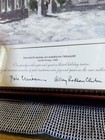 1999 Bill And Hillary Clinton Framed Signed White House Christmas Card Gift Prin