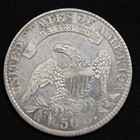 1829 7 Capped Bust Silver Half Dollar Very Fine  vf 