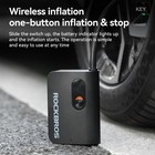 Rockbros Bicycle Electric Air Pump Mini Portable 70psi Inflator 2600mah Type-c