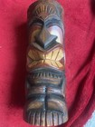 Vintage Large 12    Hand Carved Wood Statue Idol Tropical Tiki Hawaii Wooden