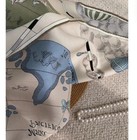 New Boutique 23 Momme Silk Double-faced Satin World Tour Printing Scarf 110cm