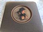 1977 Oklahoma Indian Art Print Gary Montgomery After The Scolding Matted