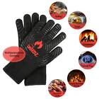 2x 1472    Extreme Heat Resistant Cooking Oven Gloves Silicone Grill Bbq Mitts
