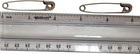 Extra Large 2  Safety Pins - Heavy Duty  Industrial Strength  Nickel Plated     
