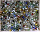 Bulk Marbles  10 Lb Bag Mixed Small Marble Lot Glass Clear Opaque Cat-eye 10 Lbs