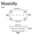 Artec Ebc4 Ceramic Sidewinder Mudbucker Neck Pickup For Epiphone Usa Sg Eb Bass