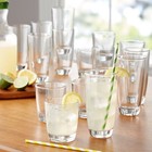 16-pcs Drinkware Glass Set Dishwasher Safe Drinkware Cooler Glasses Rock Glasses