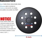 5  Universal Replacement Sander Pad For Ryobi Rs290  Rs240  5 Inches  Black 