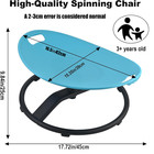 Sensory Spinning Chair 220lbs For Autistic Adhd Special Needs Kids Sit Spin Toy