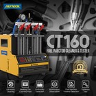 Autool Ct160 Fuel Injectors Cleaner Tester Heating Ultrasonic Cleaning Machine