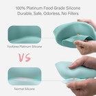 Baby Silicone Suction Bowl Plate Placemat Kids Feeding Food Tray