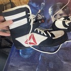Reebok Men   s Black White Red Boxing Shoes Boots Size 8 1 2 Mayweather New York
