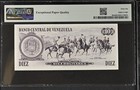 Venezuela 10 Bol  vares 1981 P 60a 7 Or 8 Digit S n Unc Pmg 66 Epq 3rd Top Pop