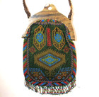 Vintage Antique Beaded Purse With Celluloid Frame Seller Prepays Us Tariffs