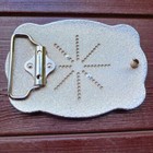 New Initial   R   Rodeo Cowboy Letter Shine Gold Silver Western Belt Buckle