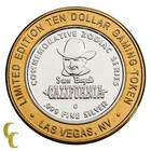Sam Boyd s Las Vegas  10 Gaming Token Year Of The Dog 999 Fine Silver