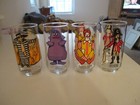 Vintage 1977  Mcdonalds Collector Series Glasses Set Of 4