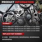 For 2008-2012 Honda Accord 2 4l L4 Power Steering Pump With Pulley 21-5495