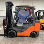 2020 Toyota 8fgcu30 6000lb Used Lp Gas Forklift Triple Mast Sideshift 2932 Hours