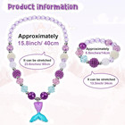 6 Sets Toddler Jewelry For Little Girls Baby Beaded Necklace And Bracelet Costum
