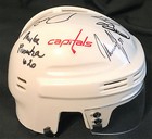 Washington Capitals Legend Helmet Bondra Langway Kolzig Cicarell 8 Sigs Red Logo