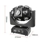 4in1 Led Rgbw Stage Lighting Moving Head Light Beam Dmx512 Xmas Party Disco Dj 