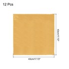 12pcs Gold Satin Table Napkins Polyester Table Napkin 17  17 Inch