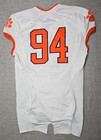 Clemson Tigers Football Jersey Mens 48 L White Game Worn Team Issued Nike  94