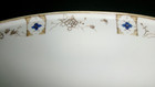 Vintage Hand Painted Nippon Rectangular Dresser Tray Art Deco Blue Floral So36
