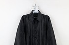 Vintage 90s Streetwear Mens Xl Jacquard Paisley Collared Button Shirt Black