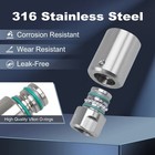High Pressure Hose Reel Swivel Fitting Stainless Steel Industrial Agricultural