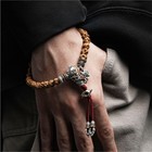 Citipati Three-way Beaded Bracelet  Buddhist 108 Mala Prayer Beads