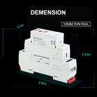 Geya Electronic On Delay Off Delay Timer Delay Relay Ac dc12v-240v 16a Us Stock