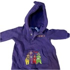 Vintage Teletubbies Baby Romper Tinky-winky One Piece Hoodie Purple 3 6m Euc