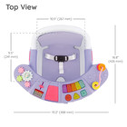 Infantino Music   Lights 3-in-1 Discovery Seat Booster Lavender Fast Ship Usa