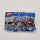 Lego City Set 30361 Fire Atv 39 Pc 5  Firefighter Minifigure New Factory Sealed