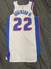Detroit Pistons Glenn Robinson Iii  22 Game Worn Used Jersey And Shorts 2018-19