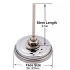 4-20x Temperature Thermometer Gauge Barbecue Bbq Grill Smoker Pit Thermostat Bbq