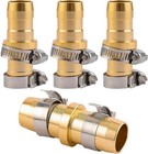 4 Pack Garden Hose Connector Repair Mender Kit With Stainless Clamp