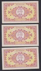  usa  Lot De 3 Billets Neufs 1 Piastre - 1953 - Vietnam  Cambodgia  Laos  Lartde