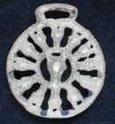 Vintage British   Horse Brass Design Medallion