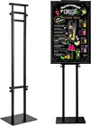 Metal Poster Stand 80in Adjustable Height double-sided For Business Foam Boards