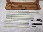 K e Leroy Lettering Set 3240 Keuffel   Esser Drafting Kit Wood Case