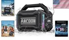 Robust Bluetooth Speaker For Outdoor Use  20h Playtime   Deep Bass - Black