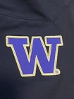 Washington Huskies Adidas Black Team Issue Travel Jogger Pants Size Large L Euc