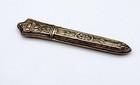 Antique Sterling Silver Needle Case W  Needle