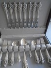 Wallace Grand Baroque Sterling Silver   Flatware Set For 8   36 Pcs   Superb  