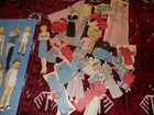 All Size Dolls  Partially Cut Vintage Paper Dolls Book  1945
